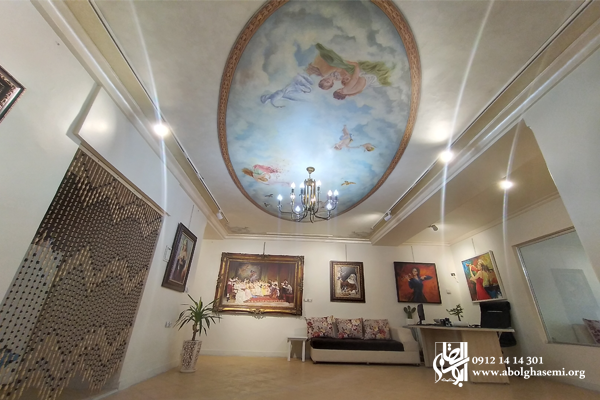 آموزش نقاشی سقفی